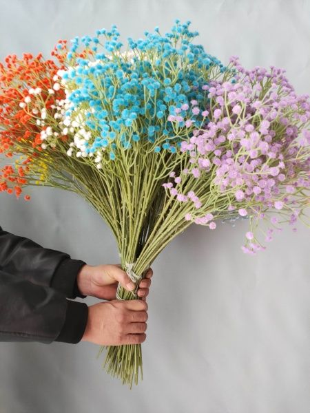 10 штук опт гипсофила бирюза