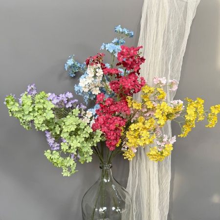 ветка цветущая 5 штук красная