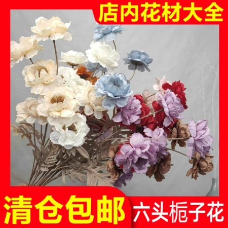 гардения 6 голов голубой